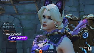 Overwatch 2 Competitive Black Cat Mercy 34 Assist 12K Healing Gameplay