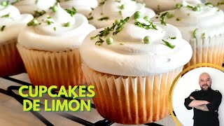 CUPCAKES DE LIMÓN RELLENOS / HOW TO MAKE LEMON FILLED CUPCAKES / RECETA FÁCIL / EASY RECIPE