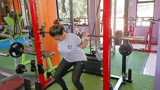 Squats using smith machine | for beginner | safety purpose