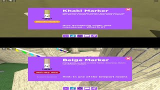 How to get Khaki Marker and Beige Marker is Find the Markers Roblox