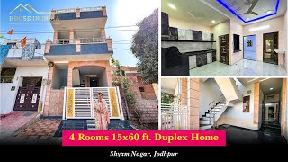 4 Room 15x60 ft. Duplex Home for Sale | House in Jodhpur | Ghar for Sale