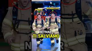 Messi e Ronaldo hanno salvato Neymar ❤️#ronaldo #calcio #shortsvideo #cr7