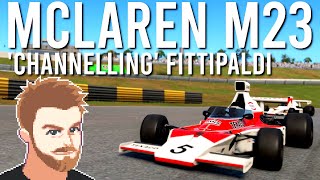 This was such a HANDFUL! | Automobilista 2 - McLaren M23 @ Interlagos '76