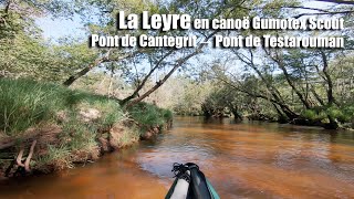 La Leyre en canoë gonflable Gumotex Scout: Pont de Cantegrit - Pont de Testarouman (Landes)