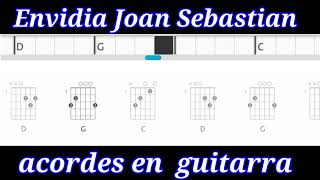 envidia  de JOAN SEBASTIAN  tutorial en  guitarra