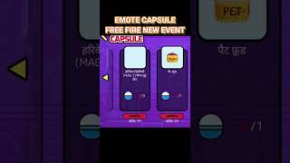 EMOTE CAPSULE EVENT FREE FIRE NEW EVENT#shots #viral #trending #freefire #youtubeshorts