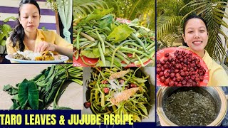 Taro leaves Curry with Jujube || Karbi Style ||Henru pen bogori recipe |@MirmilyHansepisvlog