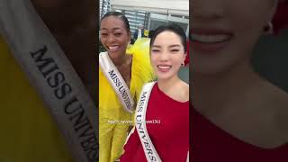 Kỳ Duyên đi thi chưa gì đã bị dự đoán outtop tại Miss Universe #shorts