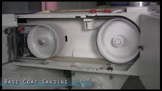 Viet wide belt sander sanding direct high gloss