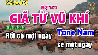 Karaoke Giã Từ Vũ Khí Tone Nam Nhạc Sống | Sinh Nguyễn Karaoke