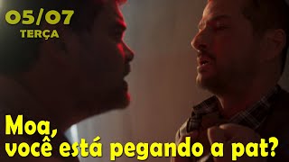 CARA E CORAGEM resumo da novela 05/07 -  Resumo Cara e Coragem capítulo de hoje assistir ao vivo.