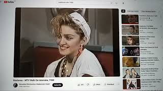 Madonna - MTV Walk On Interview, 1984