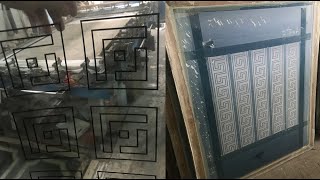 How Springletile made custom made tile wire mesh template