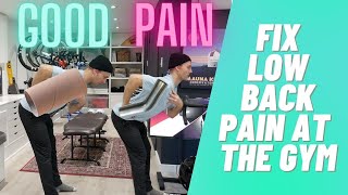 Low Back Pain From Back workout, Squats, OR Deadlifts FIX