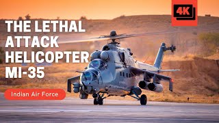 The Lethal Attack Helicopter Mi-35 | Indian Air Force 4K RAW VIDEO