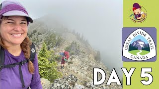 Day 5 - Great Divide Trail | Super Difficult Day on La Coulotte Peak & Ridge