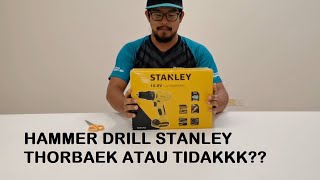 [UNBLOXING] Stanley Hammer Drill HCS12S2 Power Tool 10.8V (CRASH VIDEO)