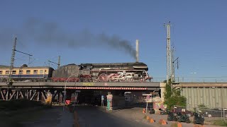 Westfalendampf mit 01 519 nach Hamburg  die Rückfahrt nach Münster  04.06.2022  (HD)