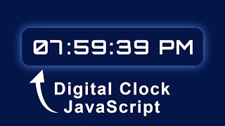 JavaScript Digital Clock For Website