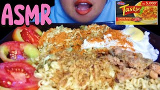 ASMR BAKMIE AYAM SEDAAAP TOPPING BON CABE LEVEL 30 EXTRA PEDASSS ll ASMR INDONESIA ll EATING SOUND