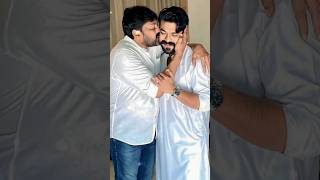 Chiranjeevi Ram Charan with his father and son #chiranjeevi #ramcharan #ytshorts #shorts #couple