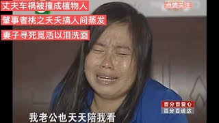 丈夫車禍被撞成植物人肇事者搞人間蒸發！妻子尋死覓活以淚洗面