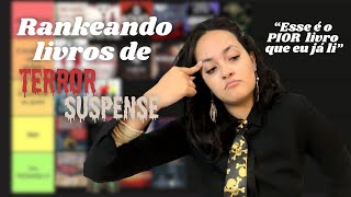 Rankeando TODOS os livros de terror/suspense que eu já li