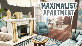 Maximalist Apartment ✨ || The Sims 4 Apartment Renovation: Speed Build