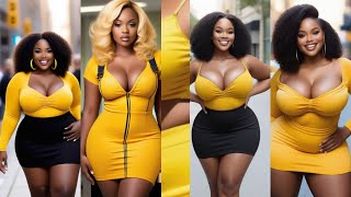 How to Style a Yellow Dress for Black Curvy Women | Fashion Tips & Outfit Inspiration