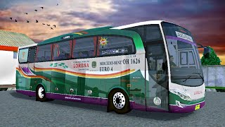 REVIEW MOD BUSSID JBHD FULL PENUMPANG LIVERY BUS LORENA