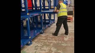 Heavy duty pull out racking