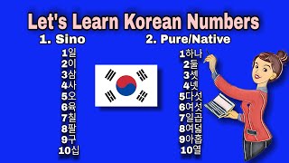 Korean Numbers | Sino and Pure/Native Korean Numbers | 한글