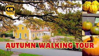 Gothenburg, Sweden Botanical Garden in #Fall | #Pumpkin Cavalcade| #4K_WALKING_Tour | Relaxing Music