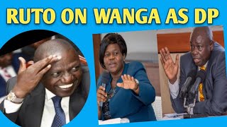 RUTO ON GLADYS WANGA BEING DEPUTY PRESIDENT AFTER GACHAGUA IMPEACHMENT