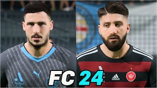 FC 24 | ALL A- LEAGUE PLAYERS REAL FACES