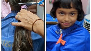 long hair to short hair cutting (baby girl hair cutting ❤️)💯🔥 //Like, comment and, Subscribe 🙏