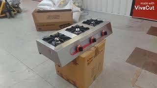 TURCOBAZAAR 3 BURNER TAE TOP RANGE WITH STRONG BURNERS