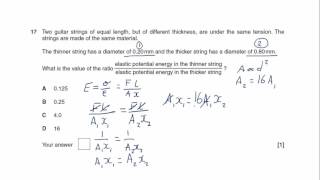 Breadth in physics 2016 Q17