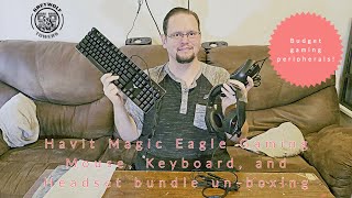 Havit Magic Eagle Gaming Mouse, Keyboard and Headset Combo Un boxing