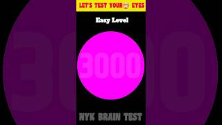 Quick iq level test || eye's Test || Riddle #ytshorts #iqtest #shorts