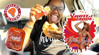 Megan Thee Stallion Popeyes Chicken Review~ Hottie Chicken Sandwich plus nuggets & Hottie Sauce