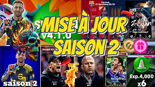 eFootball™ 2025 Nouvelle grand mise à jour v4.1.0 !! Nouveaux packs Club Premium, gratuits