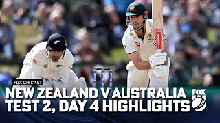 New Zealand v Australia - Second Test, Day 4 Full Match Highlights I 10/03/24 I Fox Cricket