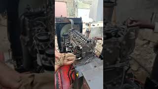 disel engine 6 cylinder first run