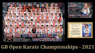 GB Open Karate Championships - Sunday 5th September 2021