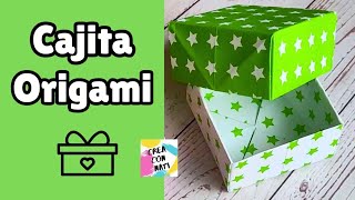 CAJA DE PAPEL básica y fácil - ORIGAMI