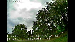 My 5inch Analog FPV racing Drone first flight