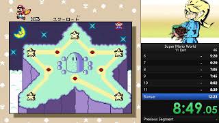 Super Mario World. 11 exit no major glitches 12:00