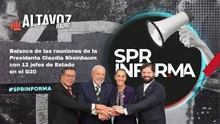 Balance de las reuniones de la Presidenta Claudia Sheinbaum con 12 jefes de Estado en el G20