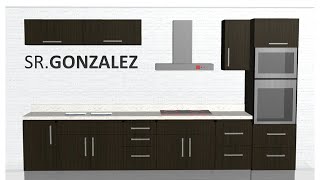 Construcción De Cocina Modular Planos y Lista de Piezas